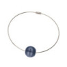 Collana in acciaio FILO con sfere intercambiabili: colori, misura e prezzo - www.dampai.it