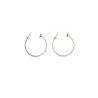 Design Bijoux, Steel Hoop Small Earrings
