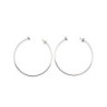 Design Bijoux, Steel Hoop Big Earrings