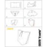 House basket in bonded leather Il Corto: size, colors and price - www.dampai.it
