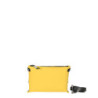POUCH & Shoulder Strap - Clutch bag in rubberized fabric