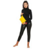 POUCH & Shoulder Strap - Clutch bag in rubberized fabric