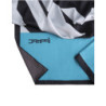 Synthetic silk scarf with houndstooth design