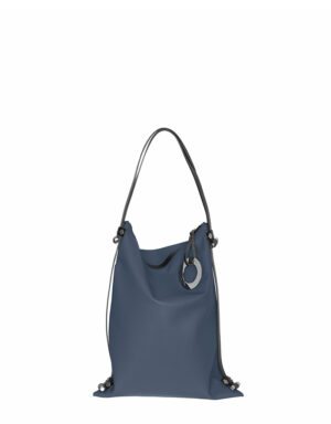 borsa zaino in pelle LILLY Blu Notte 533 C