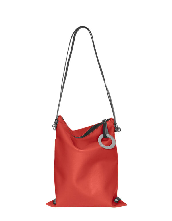 borsa zaino in pelle LILLY Rosso Amore 200 C