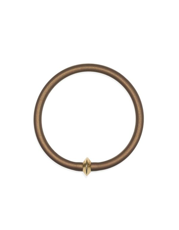 Braccialetto ONE in caucciù colore bronzo Dampaì