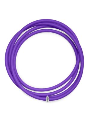 Necklace La Lunga violet color