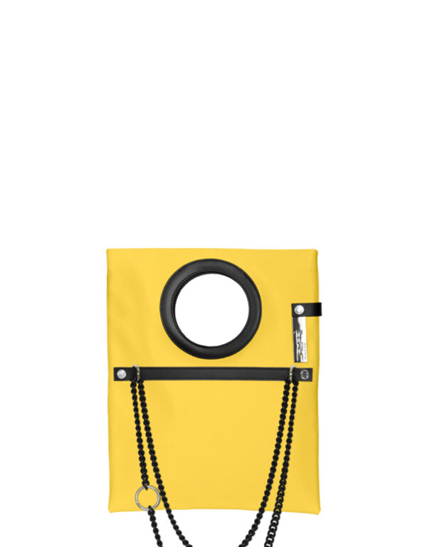 borsa in pelle LUCIA n°3 Giallo Smile 7405 C