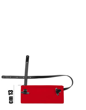 SmallPOUCH&TracollaAperta Rosso 185 C