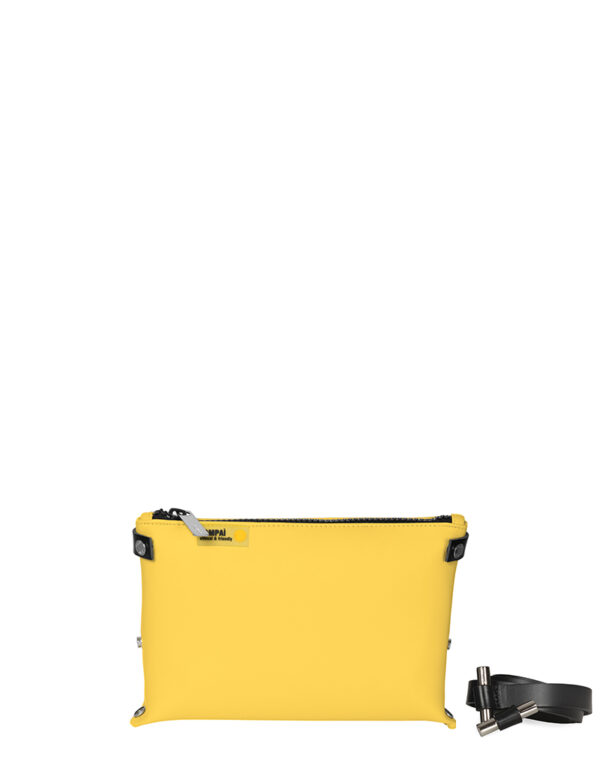 pochette in gomma POUCH&TRACOLLA Giallo Smile 7405