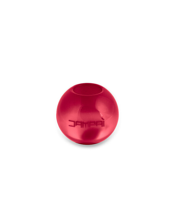 Sfera ROSSO RUBINO AMBRATO 207c per Collane e Bracciali in caucciù - 20 mm