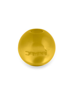 Sfera GIALLO AMBRATO 124c per Collane e Bracciali in caucciù - 28 mm