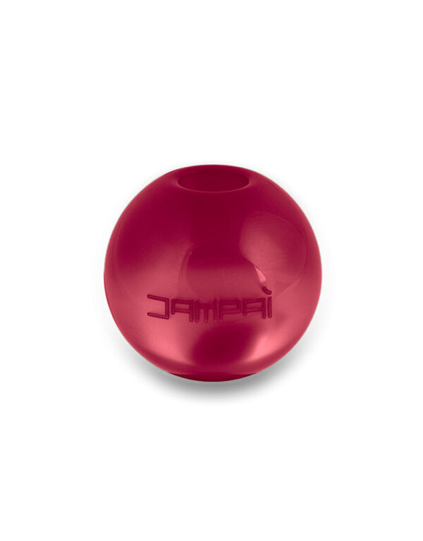 Sfera ROSSO RUBINO AMBRATO 207c per Collane e Bracciali in caucciù - 28 mm