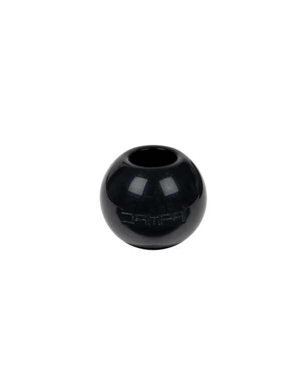 Sfera GUM NERA per Collane e Bracciali in caucciù - 20 mm