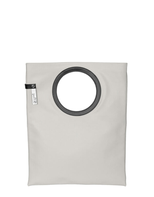 borsa in pelle LUCIA n°1 bianco gesso dampai