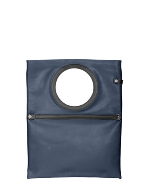 borsa in pelle LUCIA n°1 blu notte dampai