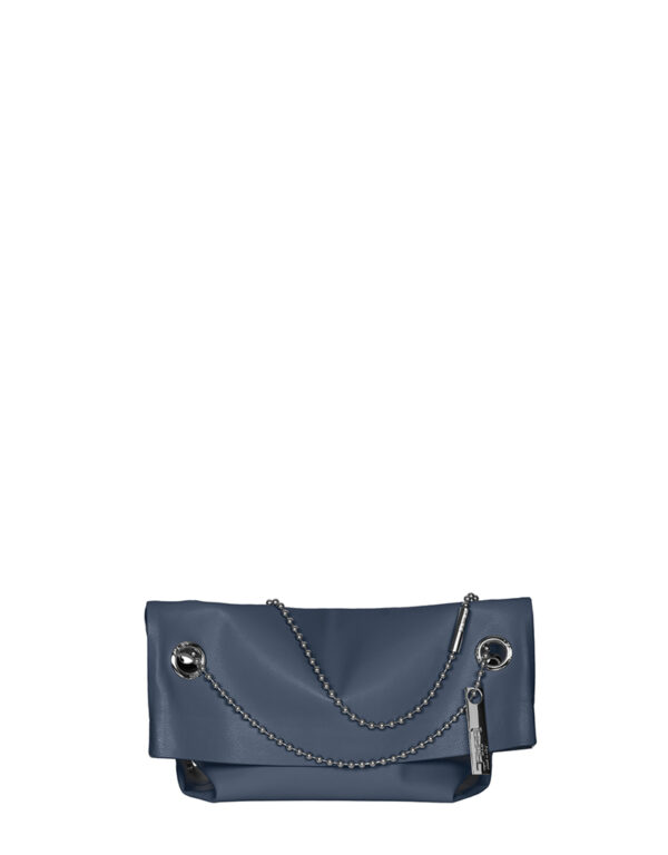 borsa in pelle Cini n°1 blu notte 533 C