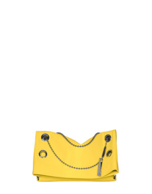 borsa in pelle Cini n°1 giallo smile 7405 C