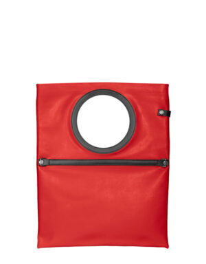 borsa in pelle LUCIA n°1 rosso amore dampai