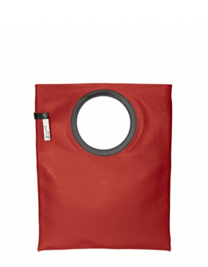 borsa in pelle LUCIA n°1 rosso cuore dampai