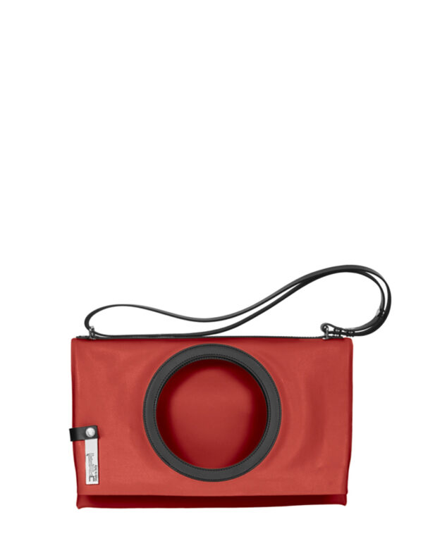 borsa in pelle LUCIA n°1 rosso cuore dampai