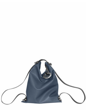 borsa zaino in pelle LILLY Blu Notte 533 C