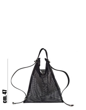 borsa trasformabile in zaino LILLY in rete plastificata dampai