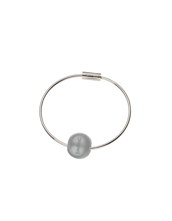 Bracciale FILO con sfera ambrata Fumo cool gray 5C