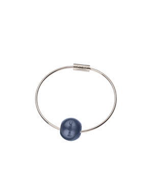 Bracciale FILO con sfera ambrata Blu Notte