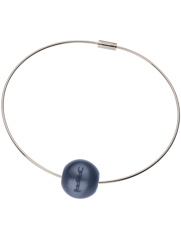 Collana Filo con sfere amabrata Blu Notte 2376 C