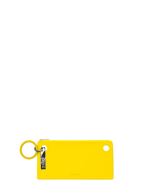 POUCH in silicone Giallo Smile 7548C