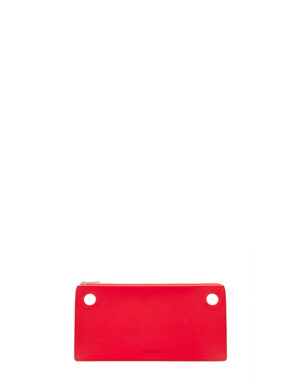 POUCH in silicone Rosso 185C