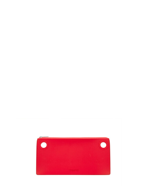 POUCH in silicone Rosso 185C