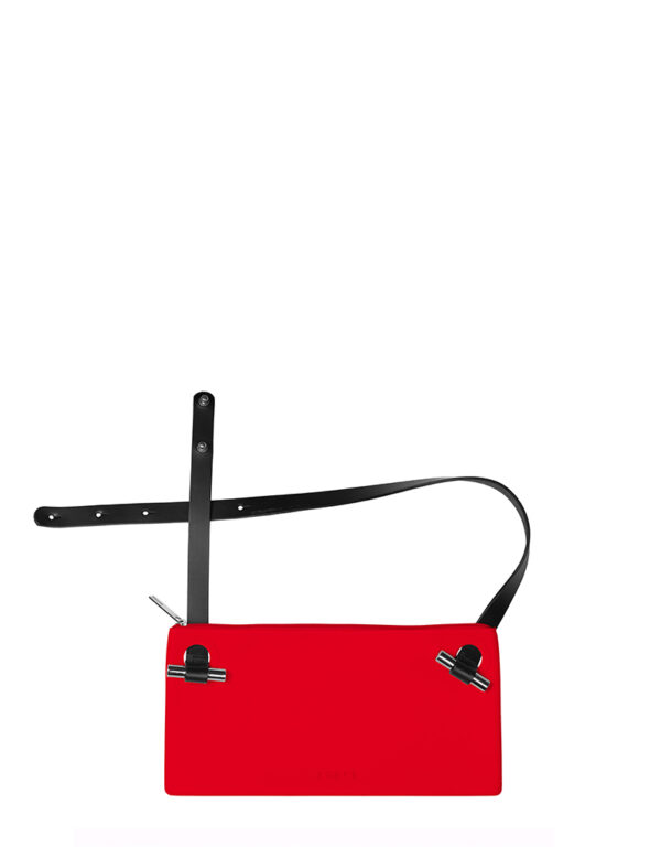 POUCH in silicone Rosso 185C