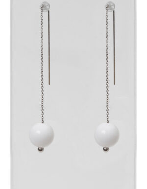 ORECCHINI con Sfere Gum Bianche